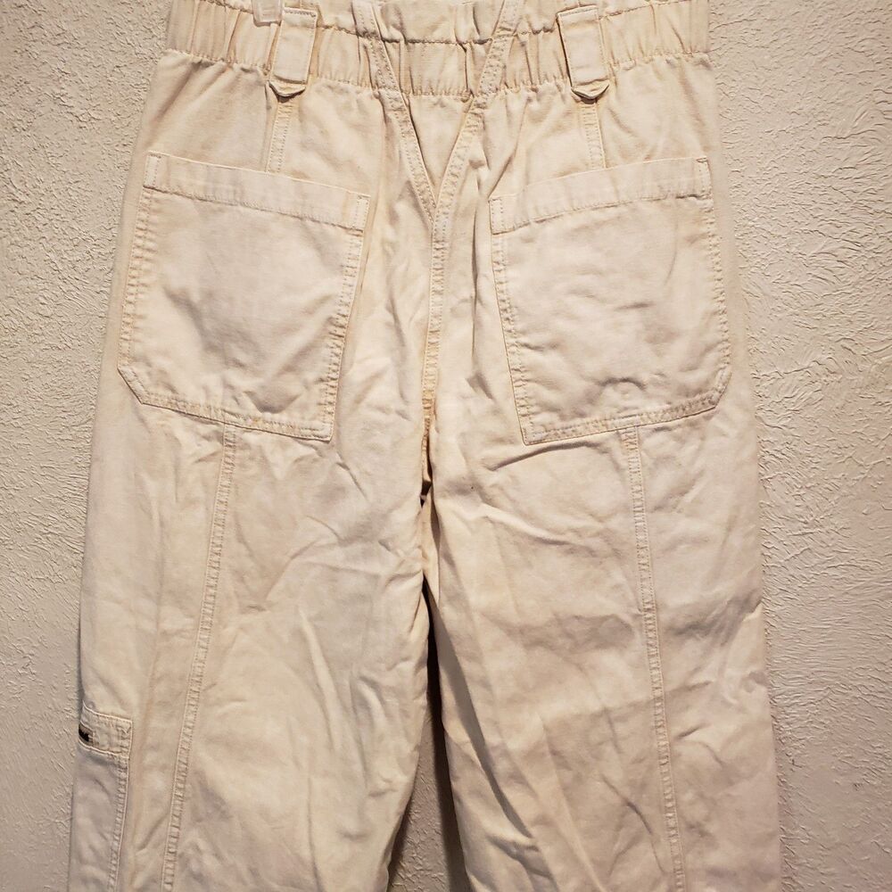 BDG Urban Outfitters Jean Joggers Womens Size S-P Cream Retro 90s Cargo Pocket - Picture 7 of 12